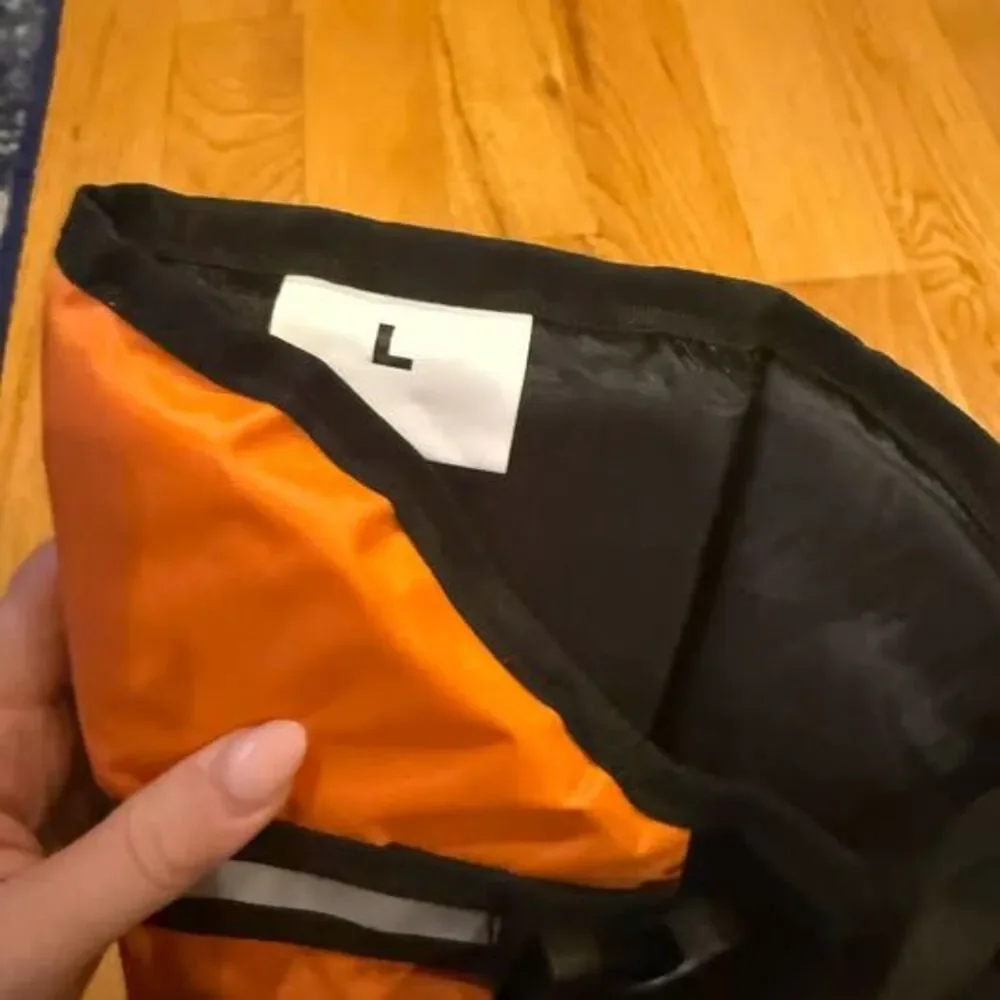 Orange Dog Life Jacket Size Large
